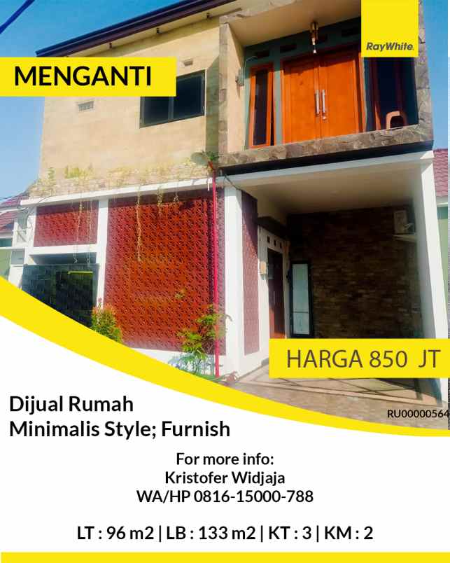 dijual rumah jimbaran permata gmr