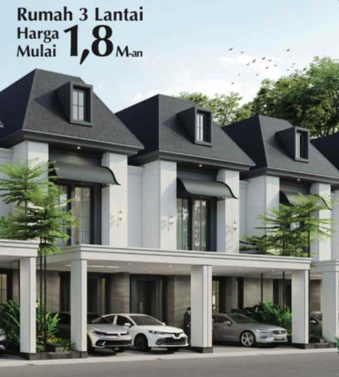 dijual rumah jl bambu apus raya