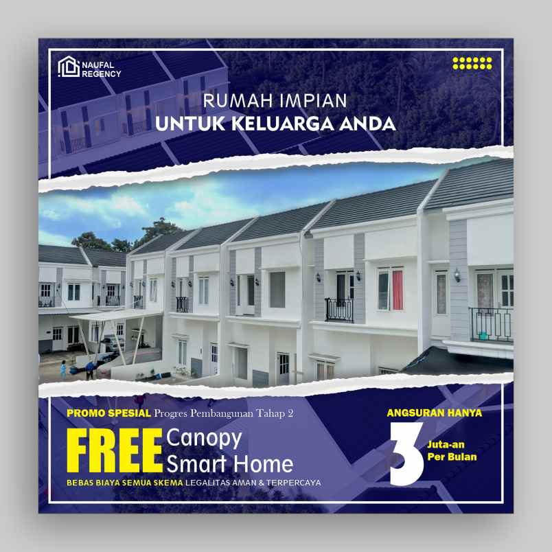 dijual rumah jl borobugis rt 17 rw 3