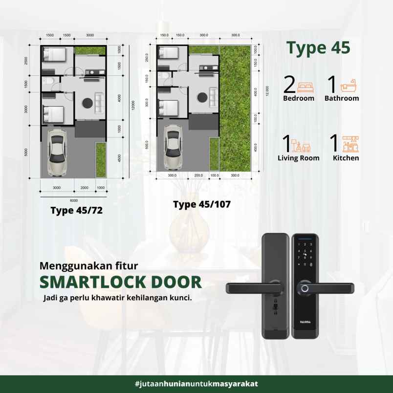 dijual rumah jl bumi sawangan indah bedahan