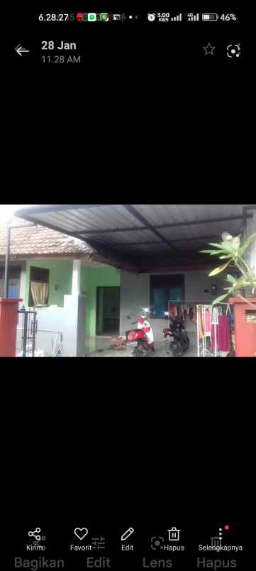 dijual rumah jl dewi sri gg anggur