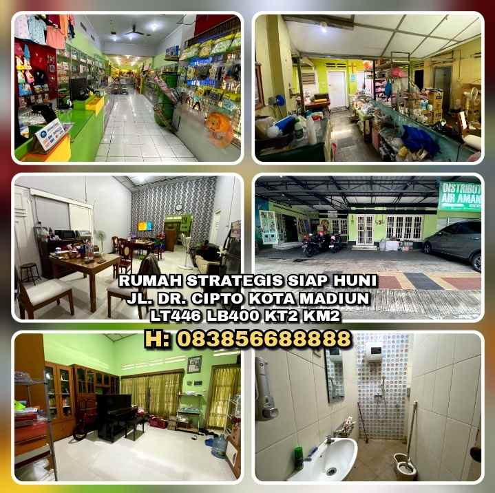 dijual rumah jl dr cipto kota madiun