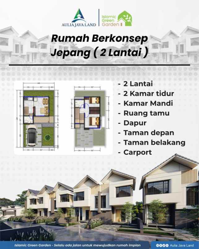 dijual rumah jl ganjar sabar ds ganjar
