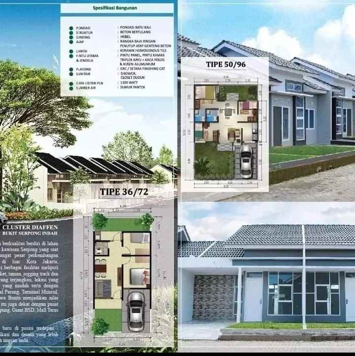 dijual rumah jl intan 1 desa cibinong