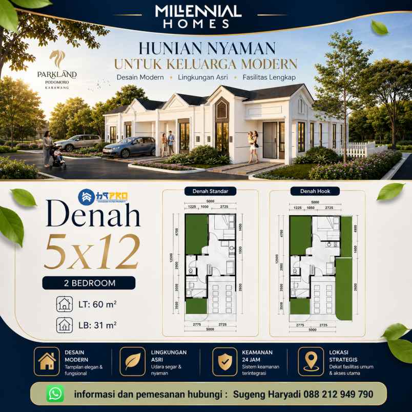 dijual rumah jl interchange tol