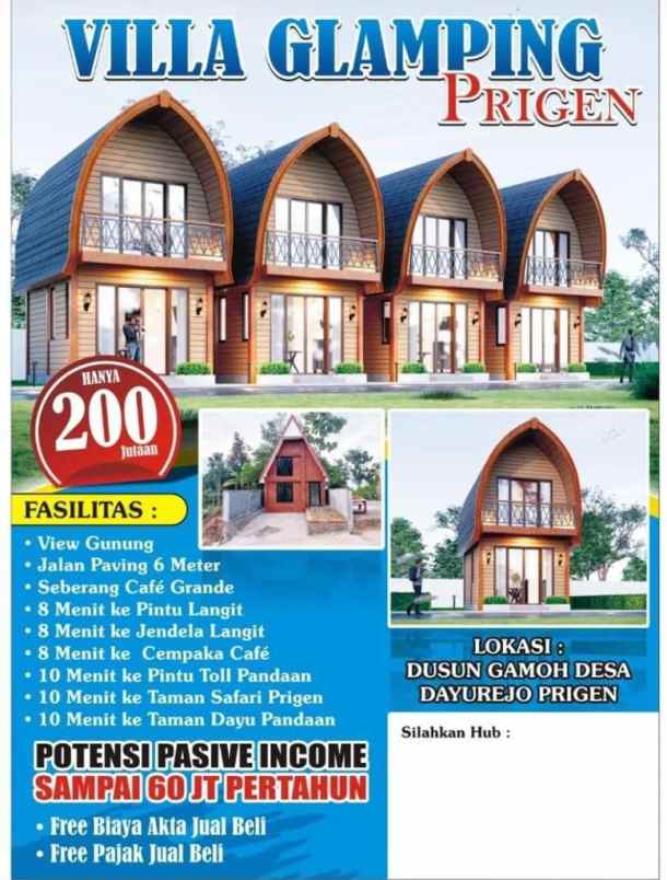 dijual rumah jl kaliandra prigen