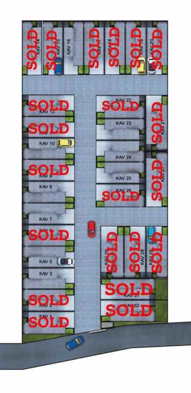 dijual rumah jl parpostel raya jati