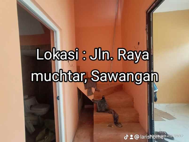 dijual rumah jl raya muchtar sawangan