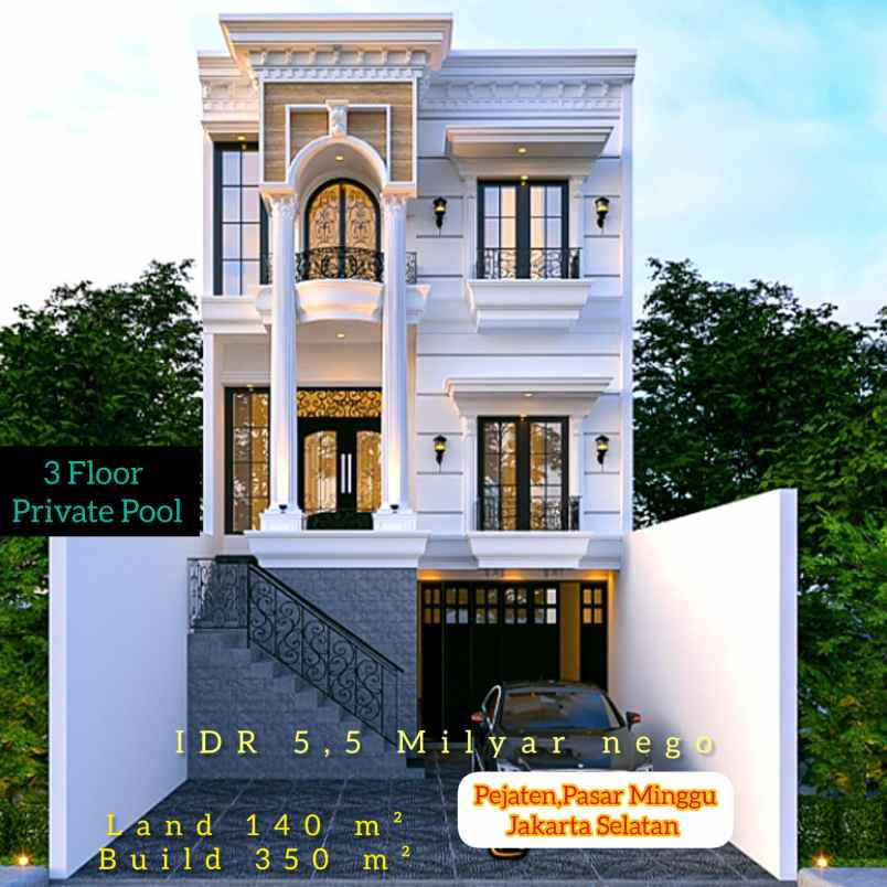 dijual rumah jl siaga pejaten