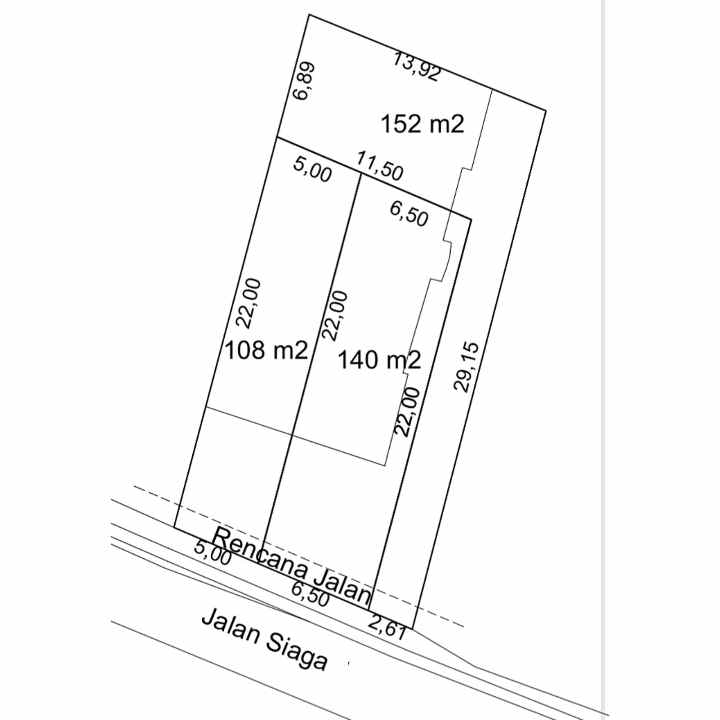 dijual rumah jl siaga pejaten