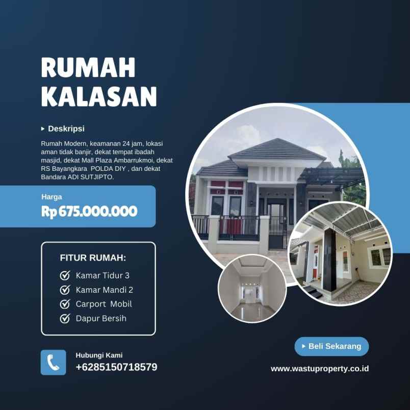 dijual rumah kalasan sleman yogyakarta