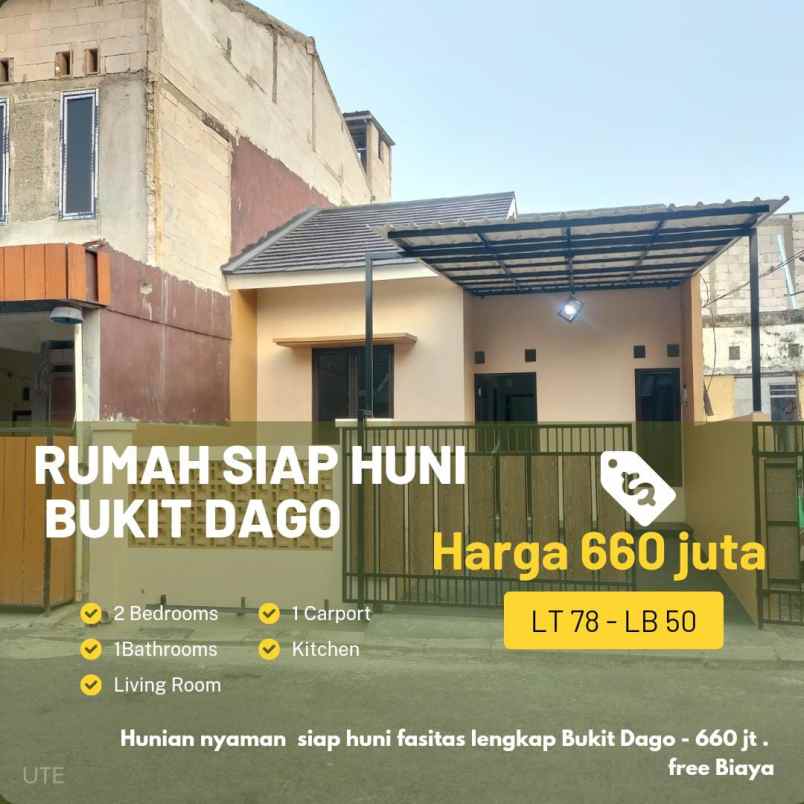 dijual rumah komplek bukit dago serpong