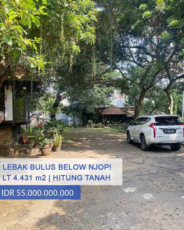 dijual rumah lebak bulus cilandak