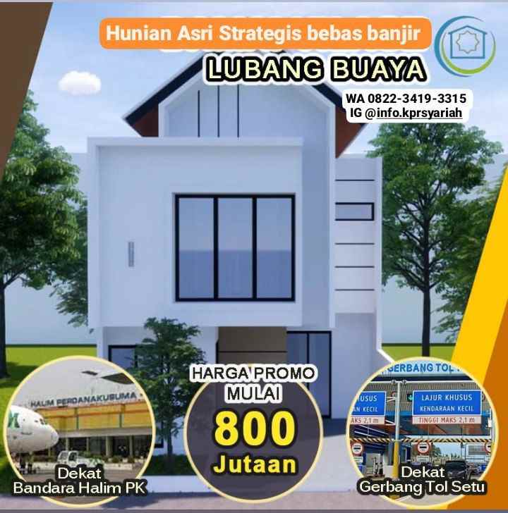 dijual rumah lubang buaya