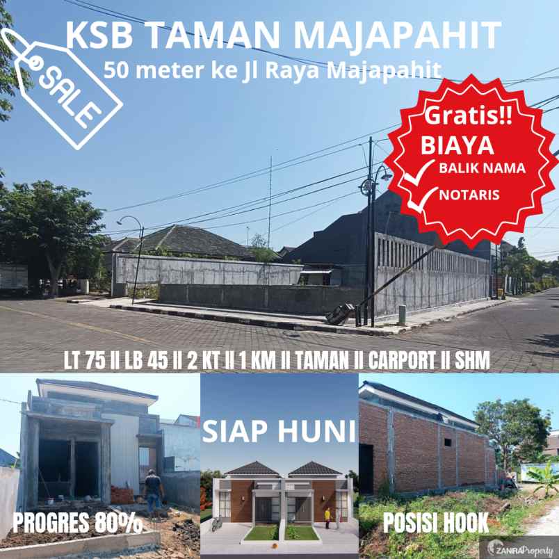 dijual rumah majapahit