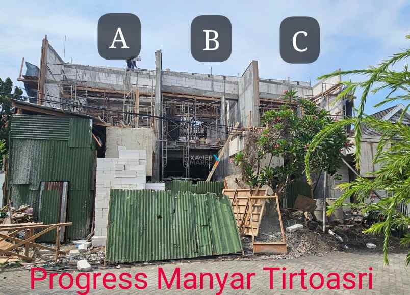 dijual rumah manyar tirtoasri