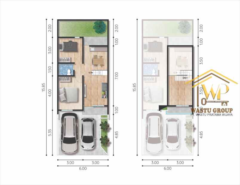 dijual rumah mezzanine estetik unik di ngaglik sleman