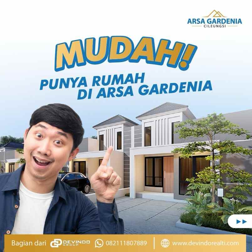 dijual rumah minimalis modern dekat pasar cileungsi