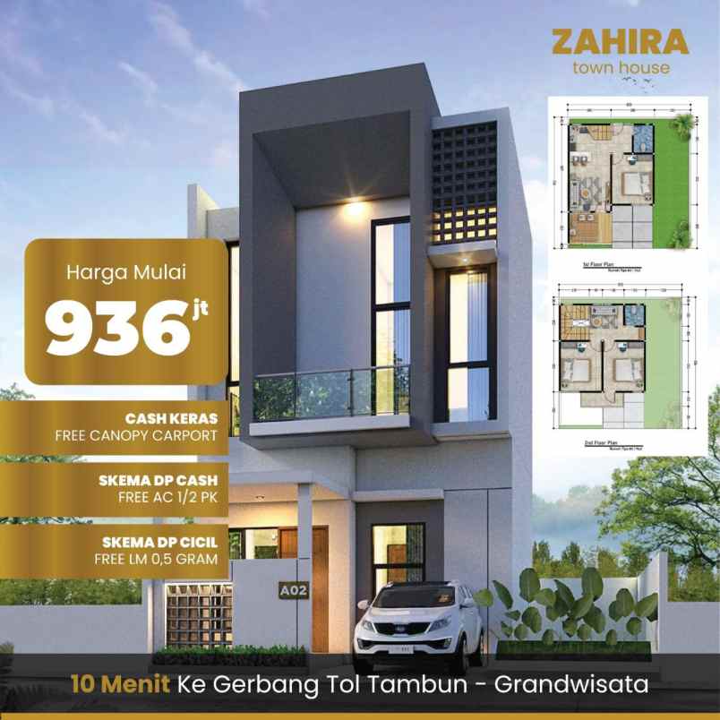 dijual rumah mustika jaya bekasi