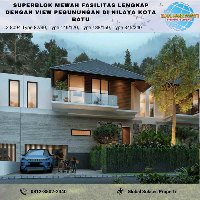 dijual rumah nilaya resort and residence