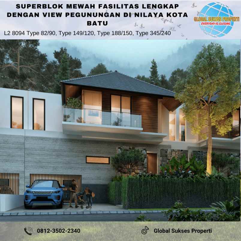 dijual rumah nilaya resort residence