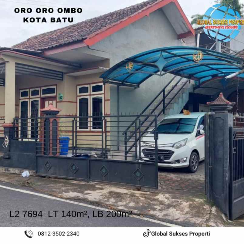 dijual rumah oro oro ombo