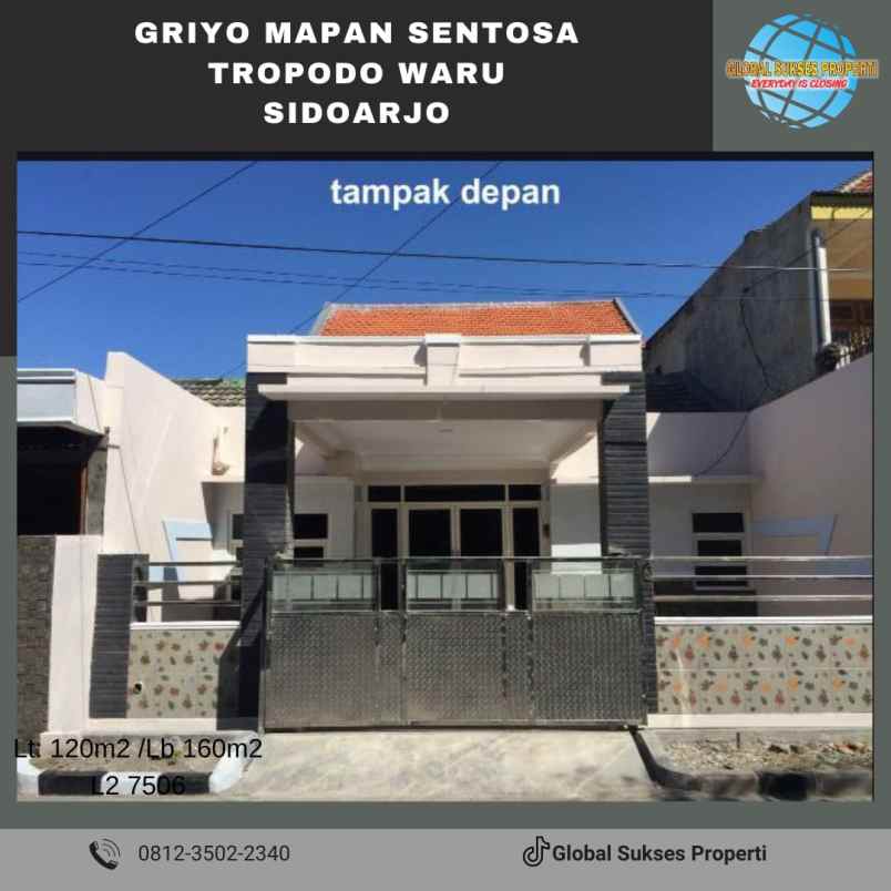 dijual rumah perumahan griyo mapan