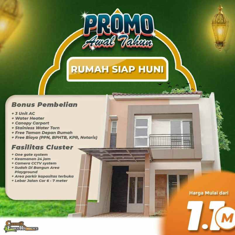 dijual rumah pondok melati