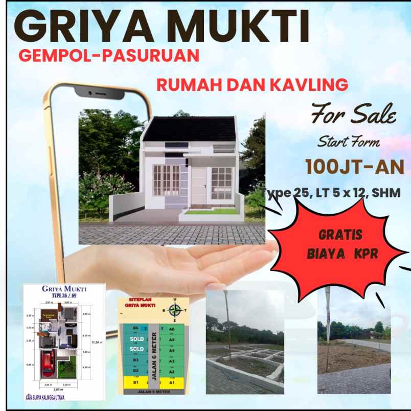 dijual rumah raya gunung gangsir pasuruan