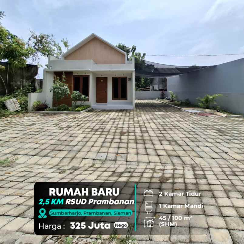 dijual rumah rsud prambanan