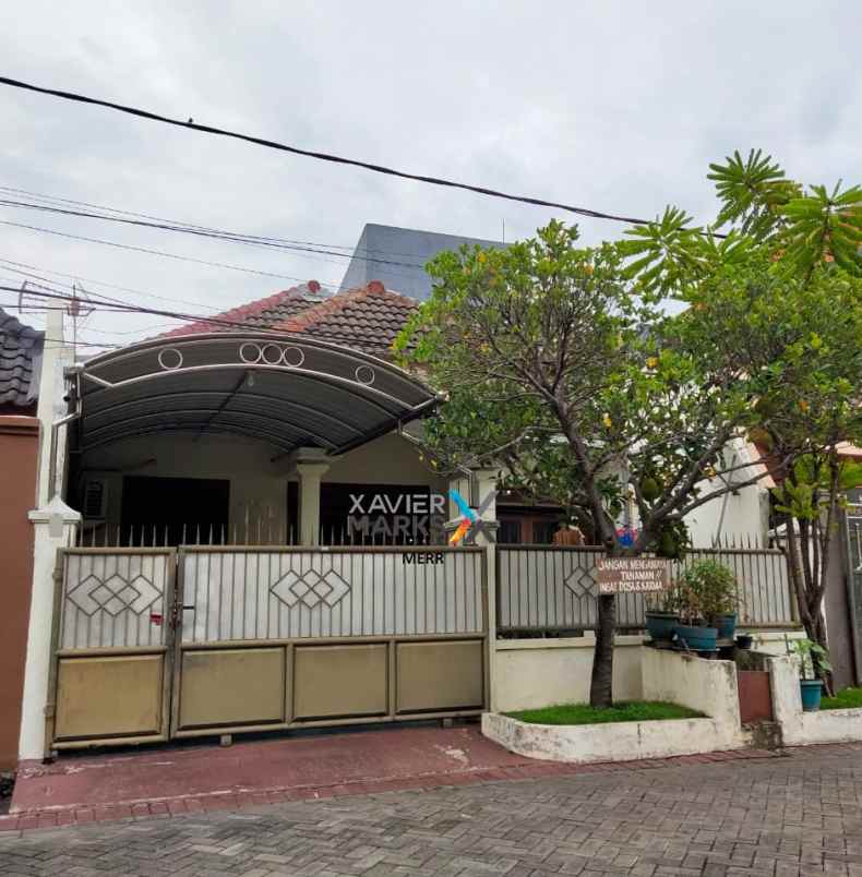 dijual rumah second bumi marina emas row lebar