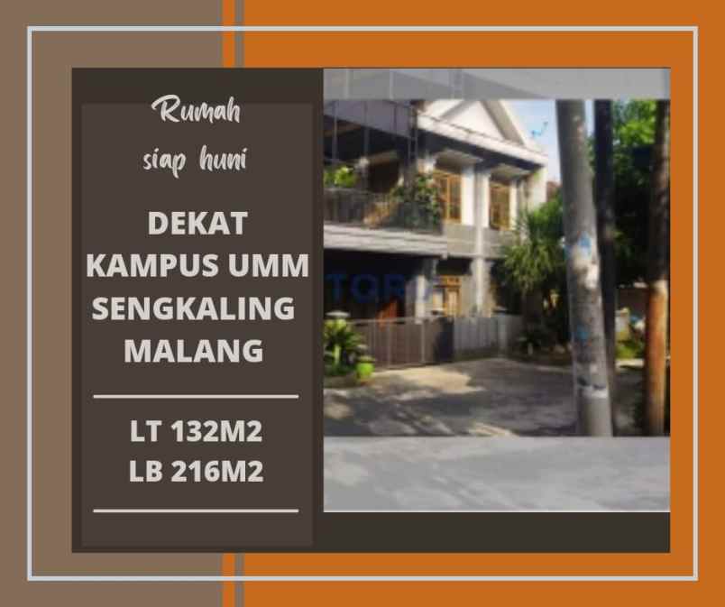 dijual rumah sengkaling dau kab malang