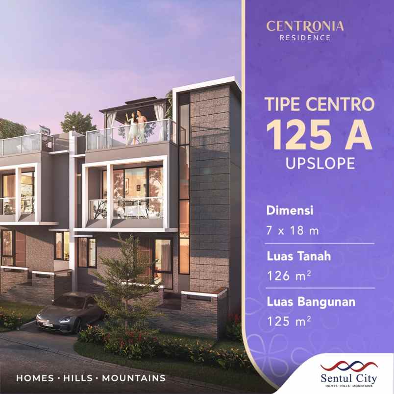 dijual rumah sentul city bogor