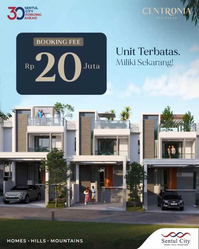 dijual rumah sentul city bogor