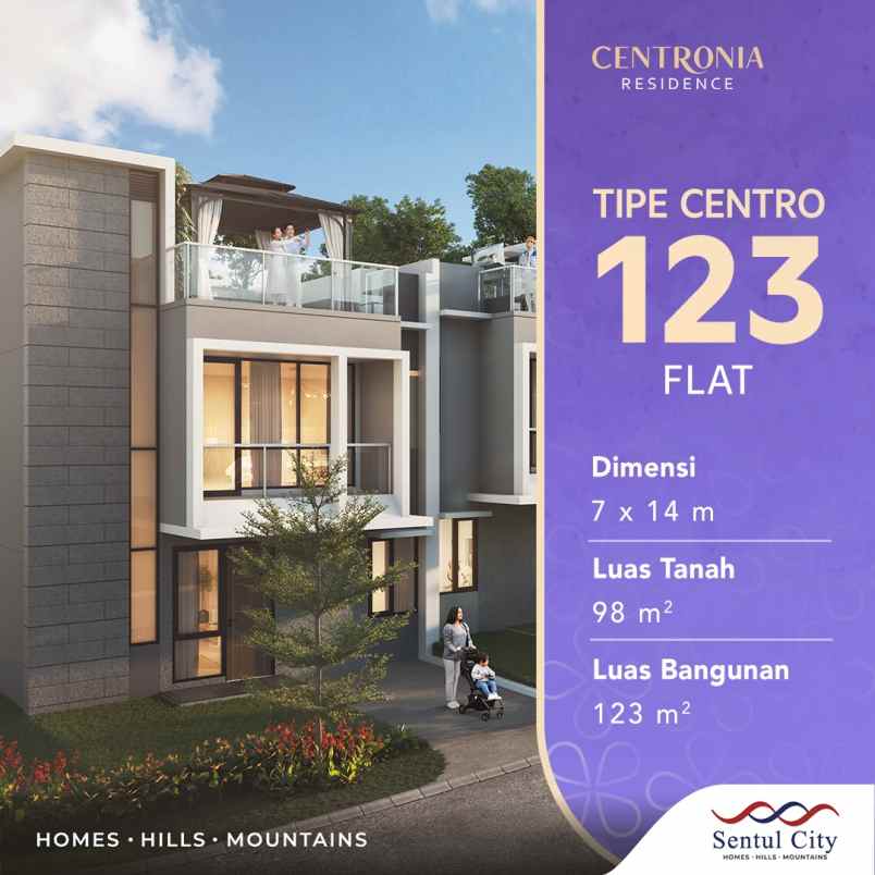 dijual rumah sentul city bogor