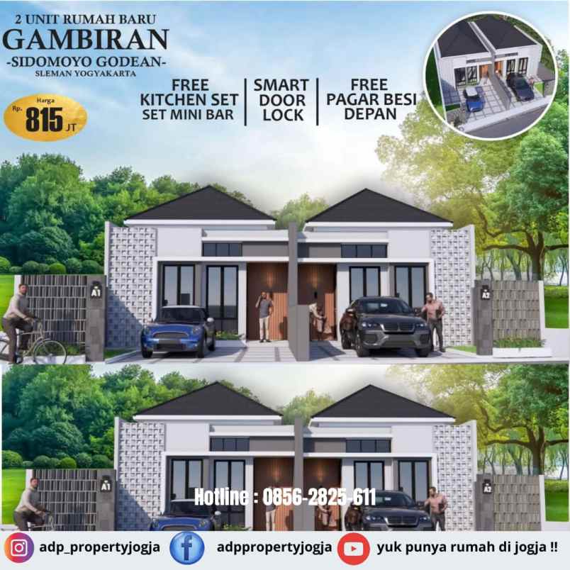 dijual rumah sidomoyo godean sleman