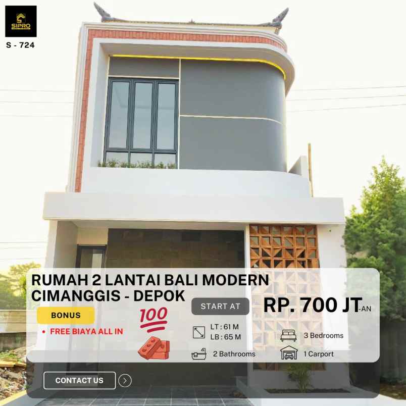 dijual rumah sip 724