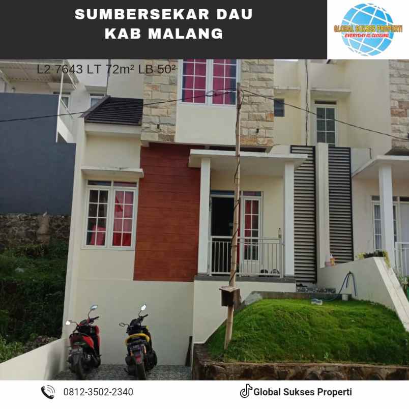 dijual rumah sumbersekar