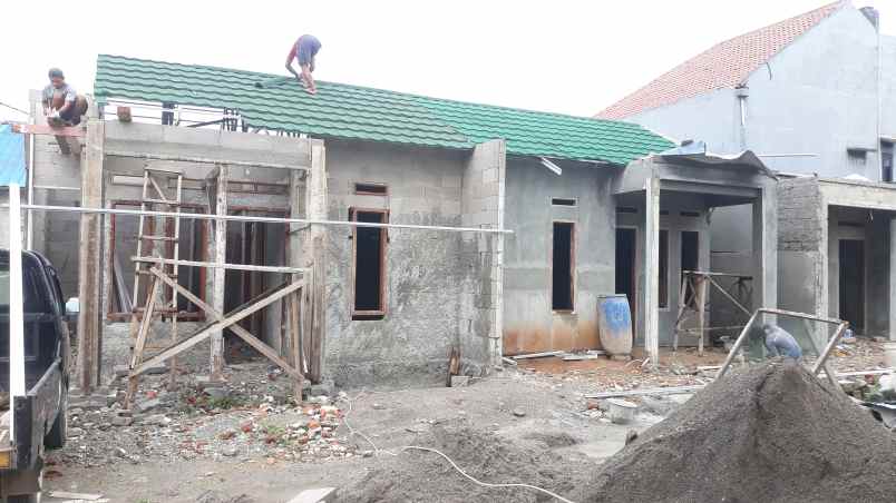 dijual rumah tahap finishing dekat stasiun citayam