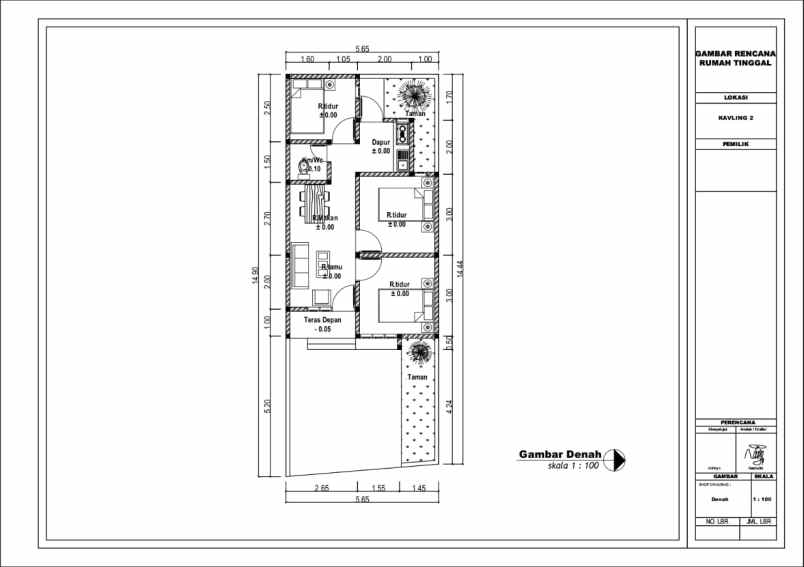 dijual rumah tonggalan wedomartani kec