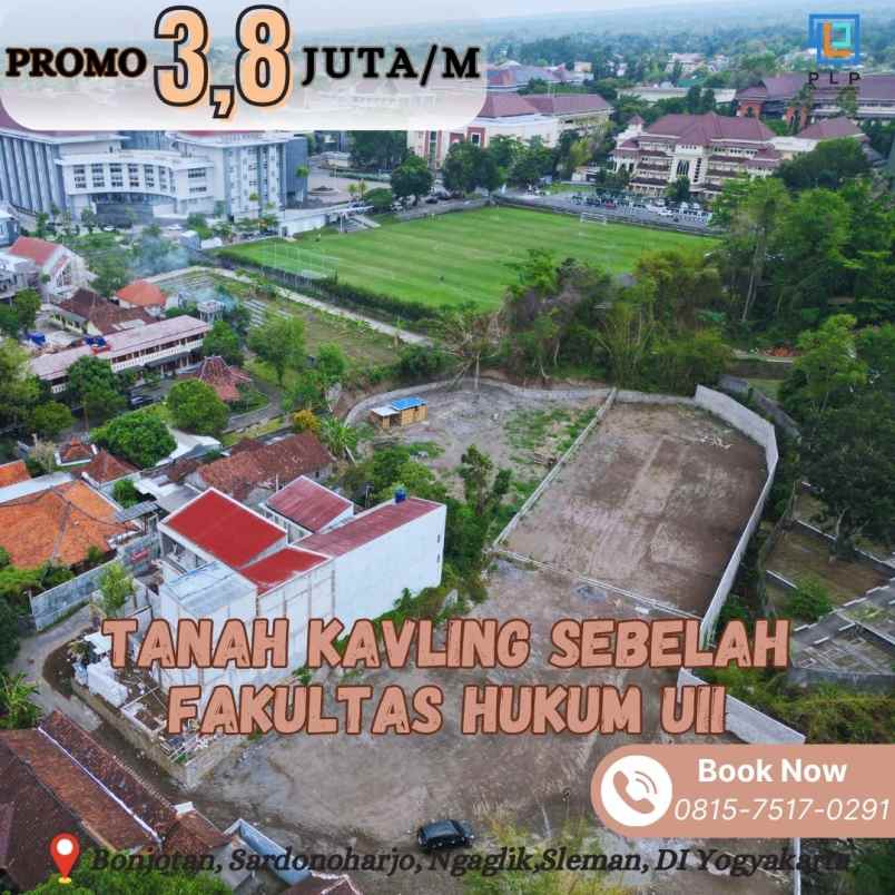 dijual tanah bonjotan sardonoharjo