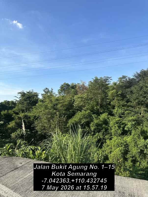 dijual tanah di bukit sari semarang