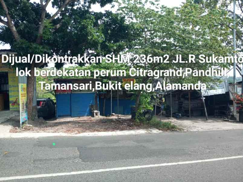 dijual tanah dijual tanah seluas 236 m