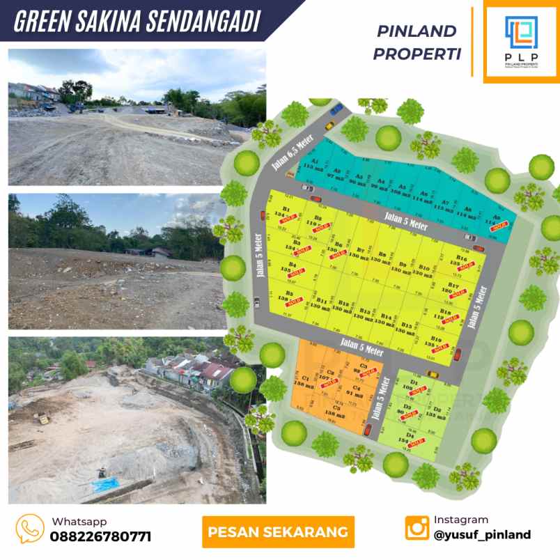 dijual tanah duwet sendangadi mlati