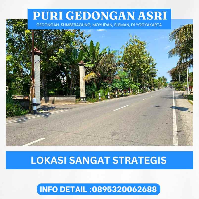 dijual tanah gedongan sumberagung