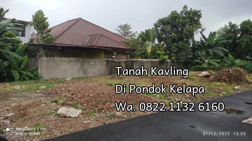 dijual tanah jalan swakarsa pondok