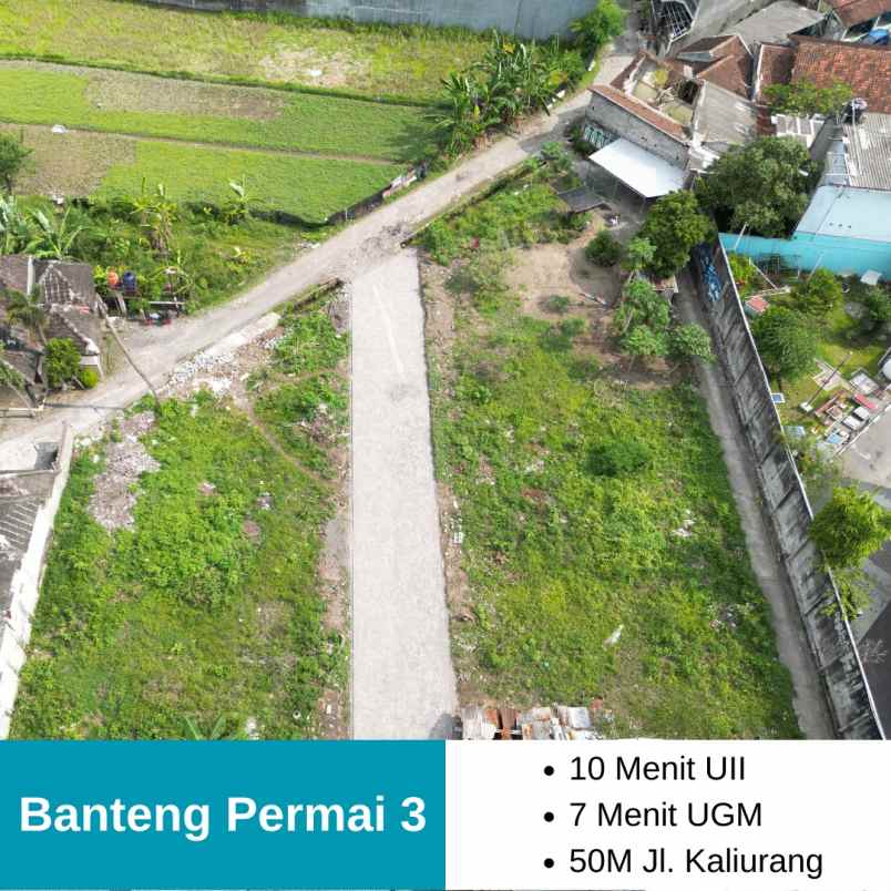 dijual tanah jl kaliurang km 8