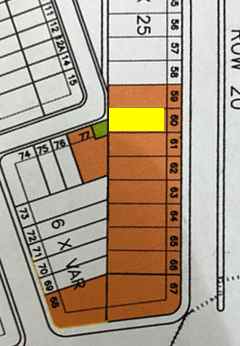 dijual tanah jl kelud blok aa no 60