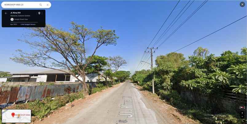 dijual tanah jl kima xix bira kec