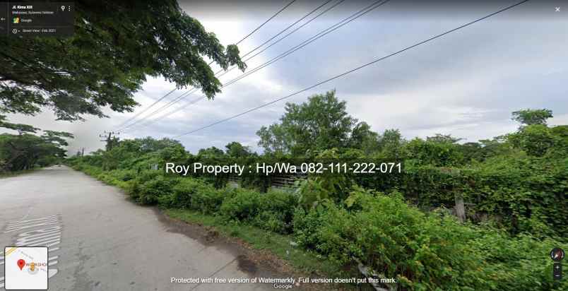 dijual tanah jl kima xix bira kec